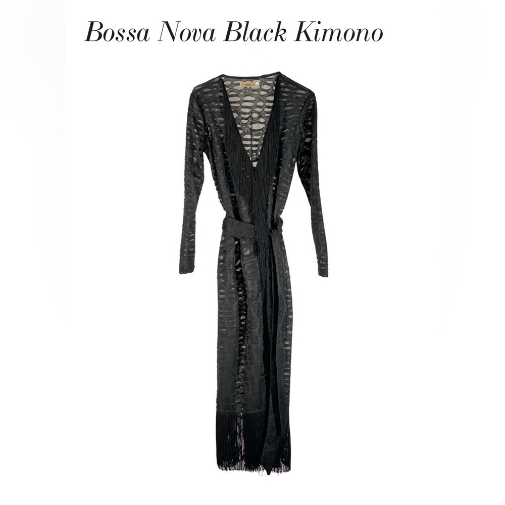 Black Kimono Dress